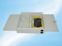 Indoor wallmount fiber optic distribution frame