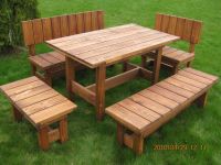 wooden garden furniture