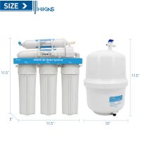 Hikins 200g RO (reverse osmosis) Water Treatment Purification System with No Tank