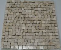 Marble mosaic, light emperador
