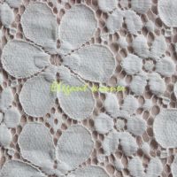 Cotton nylon dyed lace fabric