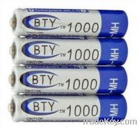 BTY Rechargeable Battery Pack 1000mAh Ni-MH 1.2V