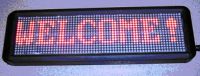 Single Red Module Striped Screen