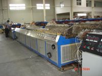 Wood and plastic profile production line