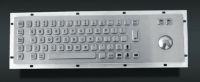 Metal keyboard with trackball