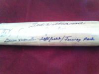 Ted Williams, Carl Yaz, & Jim Rice Autographed Bat
