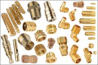 brass turned components From India
