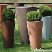 Fiberglass flower pot