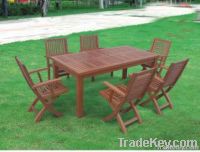 wooden outdoor furniture