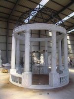 stone column, pilaster, stone gazebo , marble column