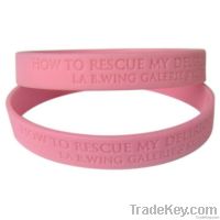 Debossed Silicone Bracelet