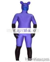 Green Gougou Sentai Lycra Spandex Super Hero Costume