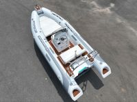 China Boat Factory New Design Style 15.7 Feet 4.8m FRP Hull Orca Inflatable Boat Hypalon Boat Ferry Boat Rib Marine Rescue Boat High Speed Sport Boat Motor Boat