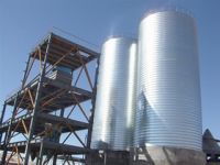 STEEL SILO FOR STORING WHEAT OR