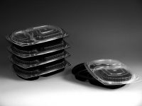 Plastic container for food