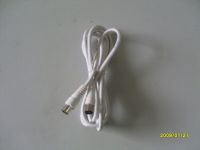 white / black  tv cable