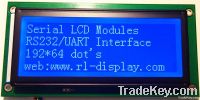 19264 lcd module with RS232/UART interface