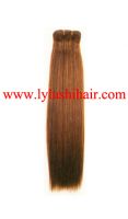 Human hair weft