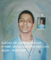 Custom Oil painting portrait 