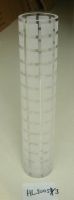frosted glass vase