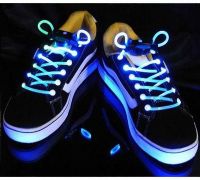 LED fibre neon shoelaces