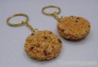 simulation food key chain