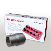 9pc 3/8&quot; Drive Twist Socket Damaged Fastener Removal Set