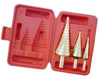 3pc. Vanestep Step Drill Set  (Spiral Flute)