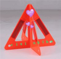 reflective warning triangle