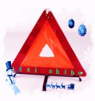 Triangular warning sign