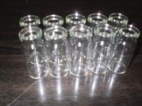 tubular glass vials