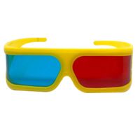 Plastic Red Cyan 3D Glasses