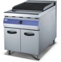 Gas lava rock grilddle with cabinet