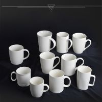 Porcelain gift mug, milk mug, taza de cafe