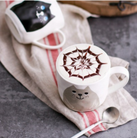 New bone china mug, lovely cat coffee mug, wholesale cup