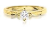14K Yellow Gold Ring With Diamond (LRD1258)