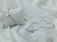 PNA-046 Pearl Necklace with Sterling Silver Chain