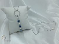 PNA-061 Pearl Necklace with Sterling Silver Chain