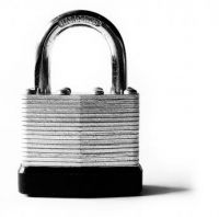 laminated padlock