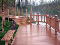 Composite outdoor decking board