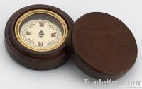 Copper Compass w/ Walnut Wooden Box