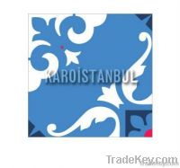 encaustic cement tiles, karoistanbul tiles handmade cement tiles decor