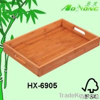 Bamboo serving tray with foldable leg From China