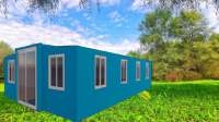 40ft 3 Bedrooms Double Wing Extendable Container House