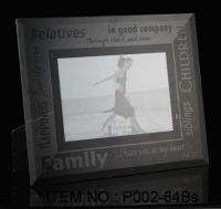 P002-64 --6x4 Glass Photo Frame