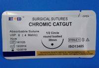 Hot surgical  chromic catgut suture with needle