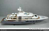 delicate yacht model