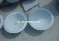 Garden sculptures : granite trough planters, stone fountains, la