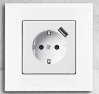USB Wall Socket European Type