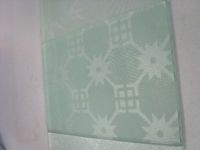 acid etched glass